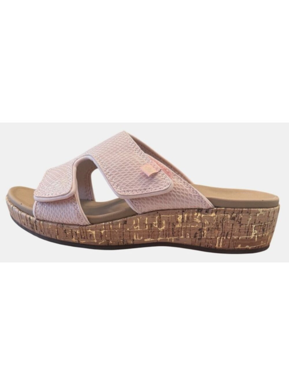 Waco Camille Pale Blush Size 8 Spenco Slip On Sandal NWB